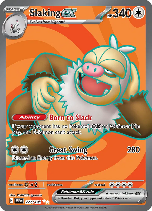 Slaking ex • Ultra Rare • 227/191