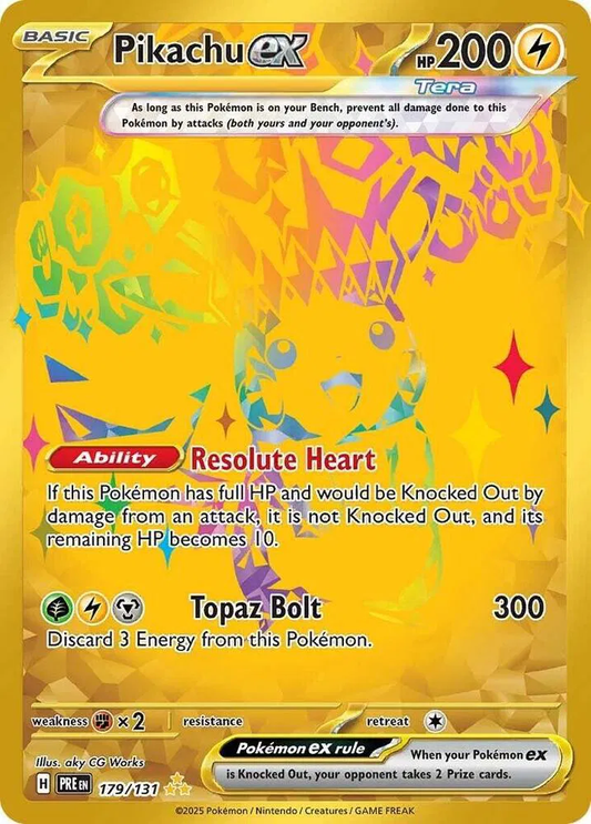 Pikachu ex • Hyper Rare • 179/131